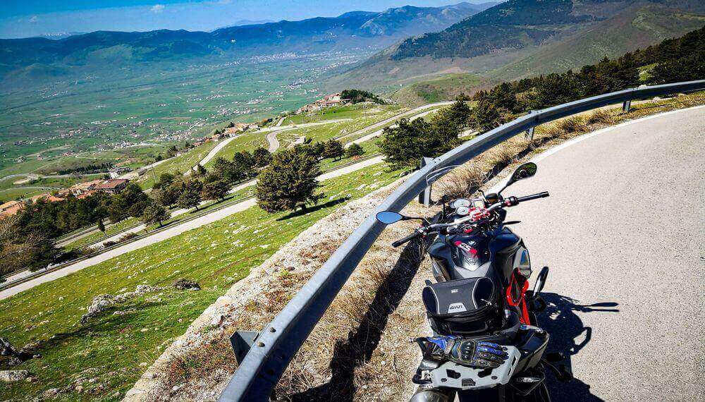 itinerario in moto sull'Appennino Lucano