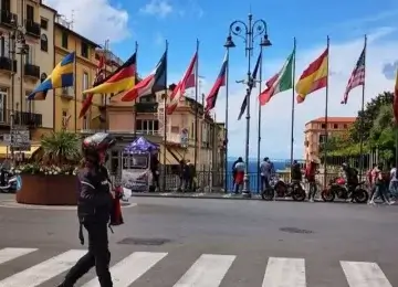 Costiera Sorrentina in moto